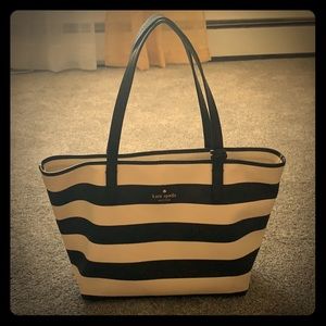 Kate Spade black and white bag